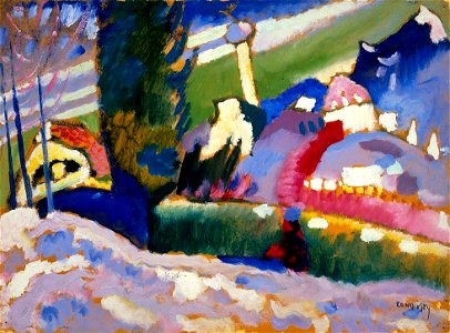 Kandinsky - Winter Landscape with Church, 1910–11