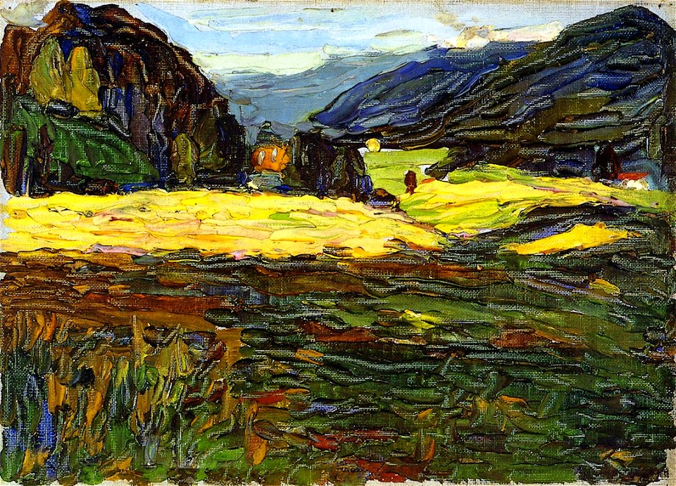 Kandinsky - Kochel - Landscape with Manor, 1902