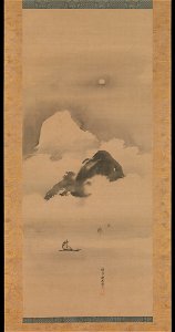 Kano Tan'yū - Landscape in Moonlight - 1975.268.50 - Metropolitan Museum of Art