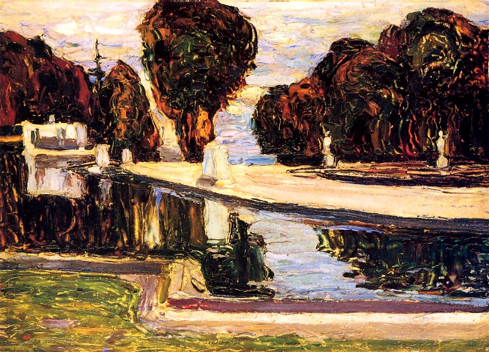 Kandinsky - Park in St. Cloud - Pond, 1906