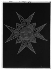 Kappkraschan för kommendör med stora korset av Svärdsorden, Sverige, 1846 - Livrustkammaren - 1668-negative