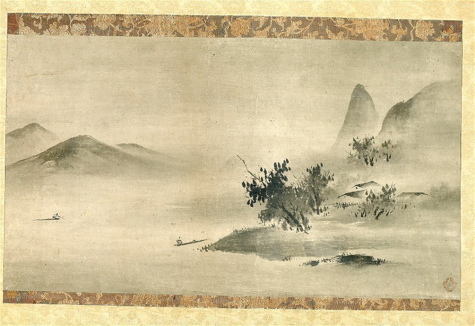 Kano Motonobu - Ink Landscape - 1954.4 - Art Institute of Chicago