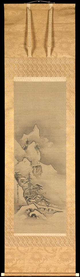 Kano Tan'yū - Winter Landscape - 14.76.26 - Metropolitan Museum of Art