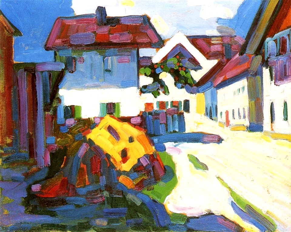 Kandinsky - Street in Murnau (also known as Houses), 1908