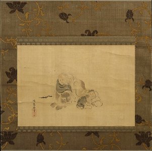 Kano Tan'yū 狩野探幽 - Four Sleepers - y1957-51 - Princeton University Art Museum