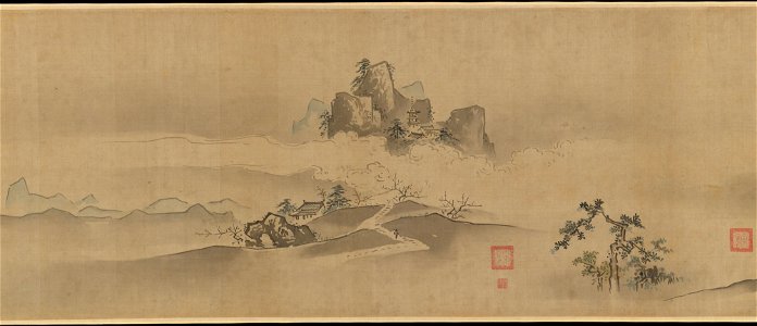 Kano Tsunenobu - Landscape of China, Eight Views of the Xiao and Xiang Rivers - 26.146 - Metropolitan Museum of Art