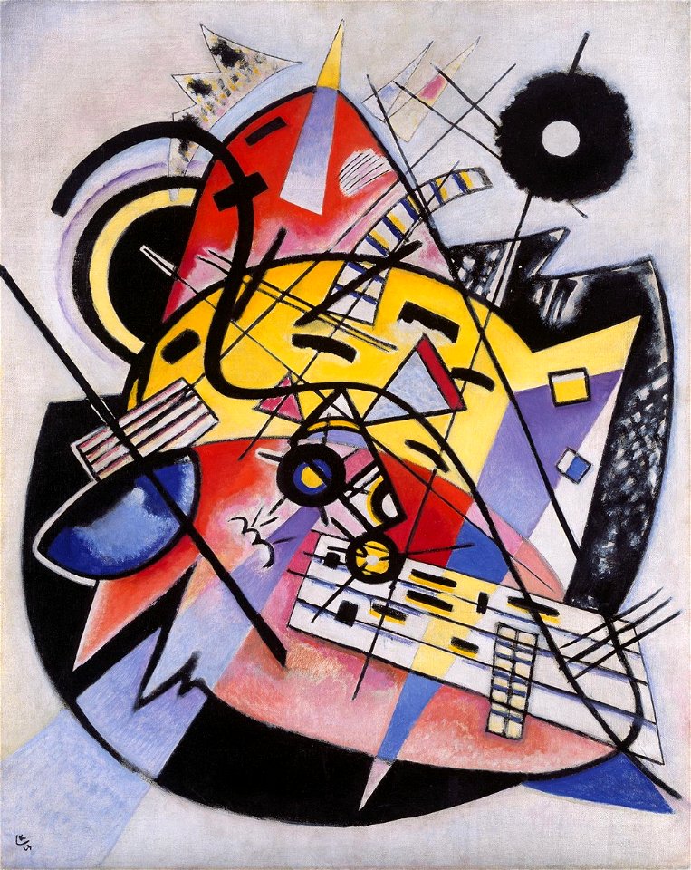 Kandinsky - Weißer Punkt (Komposition 248), 1923