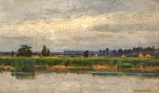 Karl Bennewitz von Loefen Flusslandschaft