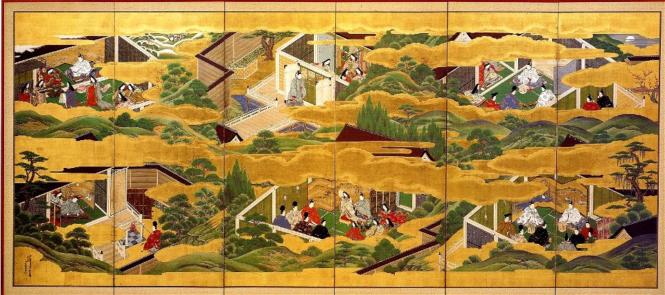 KANO CHIKAYASU Genji monogatari L