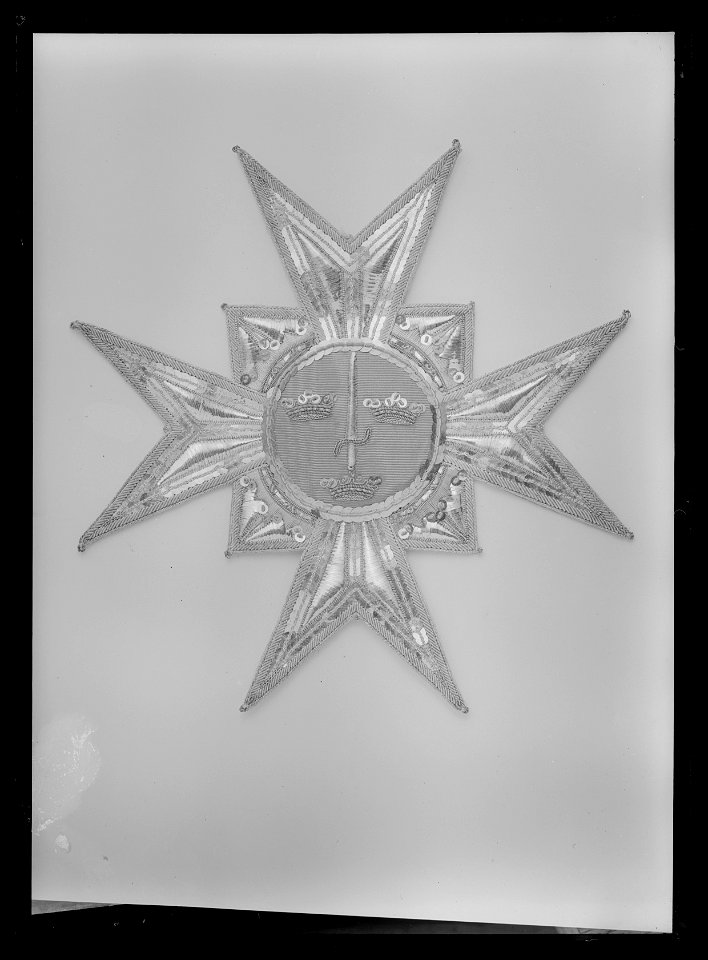 Kappkraschan för kommendör med stora korset av Svärdsorden, Sverige, 1800-talets mitt - Livrustkammaren - 34841