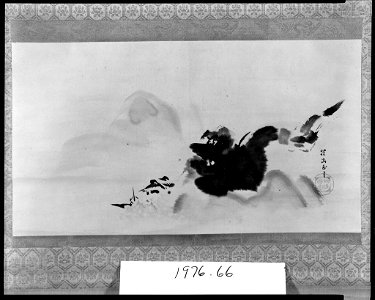 Kano Tan'yū - Broken-Ink Landscape (Haboku sansui zu) - 1976.66 - Arthur M. Sackler Museum