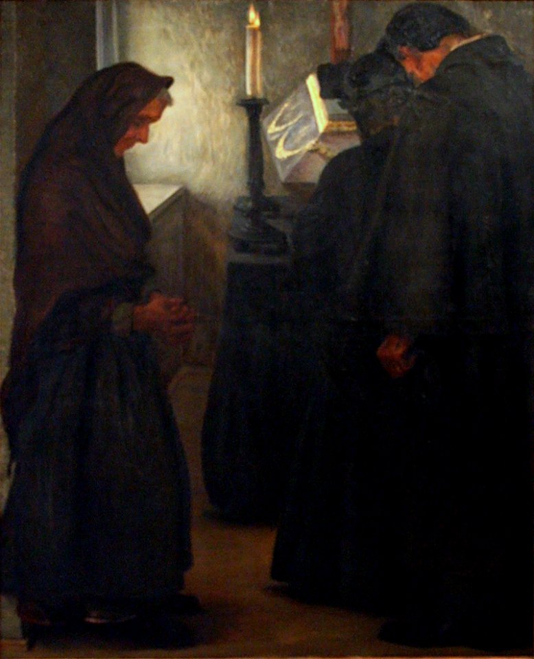 Karel Myslbek - In the Mortuary