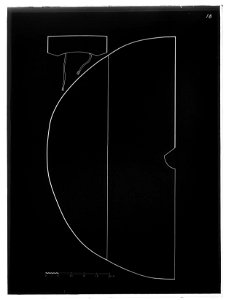 Kappa av svart sidenrips med spetsgarnering - Livrustkammaren - 8797-negative. Free illustration for personal and commercial use.