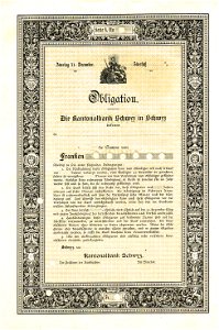 Kantonalbank Schwyz 1890