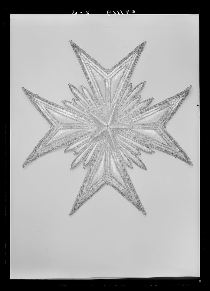 Kappkraschan för kommendör med stora korset av Nordstjärneorden, Sverige, 1800talets början - Livrustkammaren - 43361