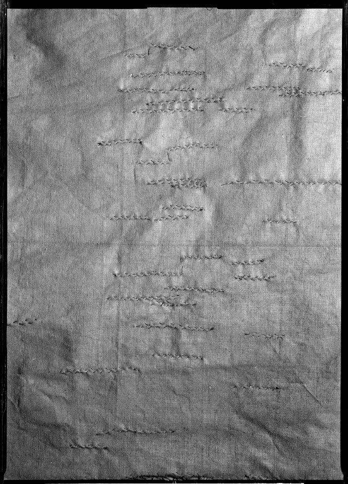Kappa av svart mönstrad sammet, ca 1611-1632 - Livrustkammaren - 19095