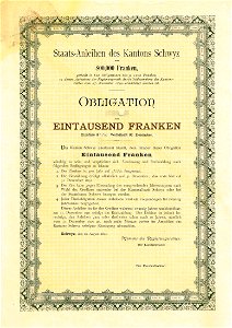 Kanton Schwyz 1891