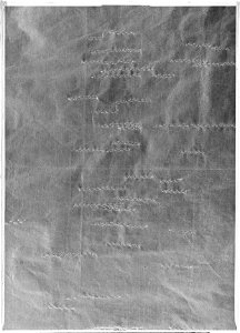 Kappa av svart mönstrad sammet, ca 1611-1632 - Livrustkammaren - 19095-negative