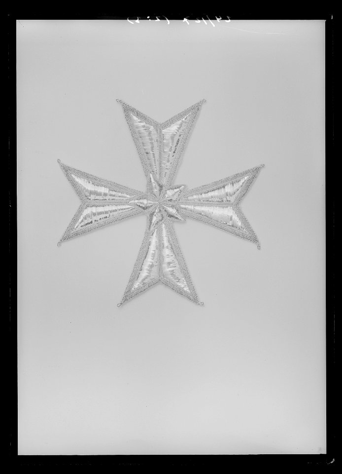 Kappkraschan för kommendör av Nordstjärneorden, Sverige, 1860-1871 - Livrustkammaren - 69044