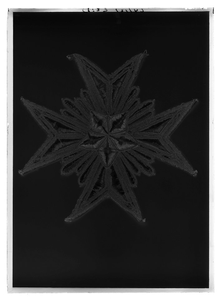 Kappkraschan för kommendör med stora korset av Nordstjärneorden, Sverige, 1800-talets början - Livrustkammaren - 26277-negative