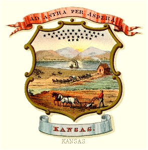 Kansas state coat of arms (1876, restored TIF)