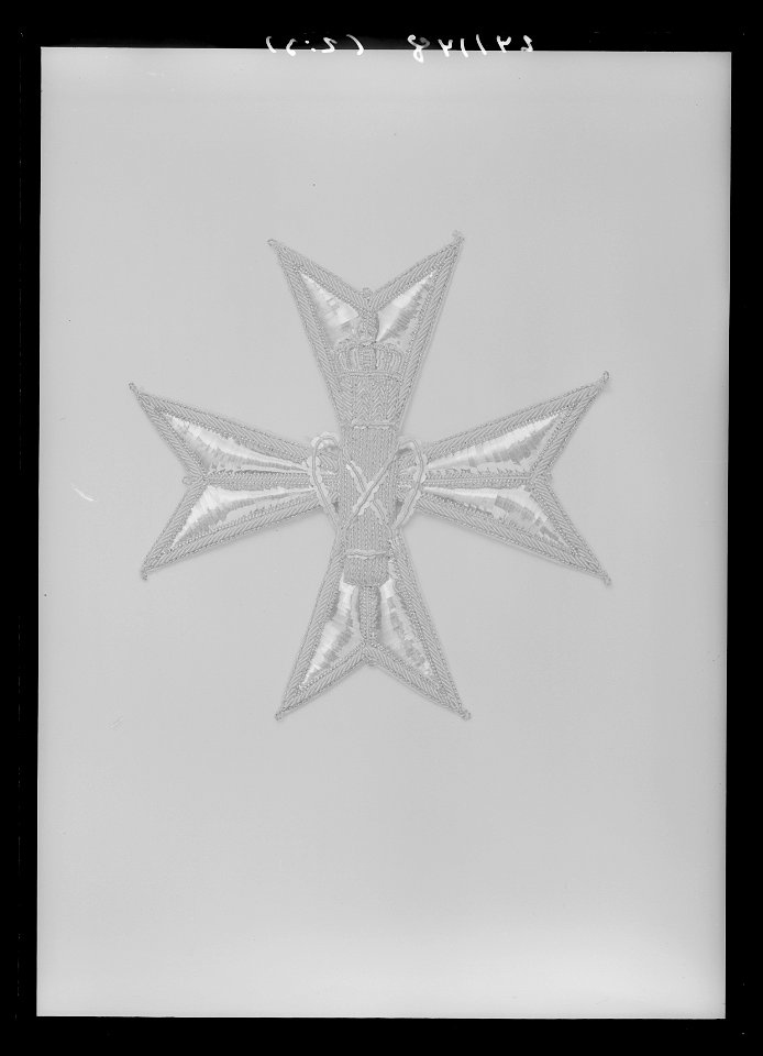 Kappkraschan för kommendör av Vasaorden, Sverige, 1860-1871 - Livrustkammaren - 60482
