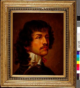 Karl Emanuel Jansson - Miehen rintakuva, kopio van Dyckin mukaan^ - A I 203 - Finnish National Gallery