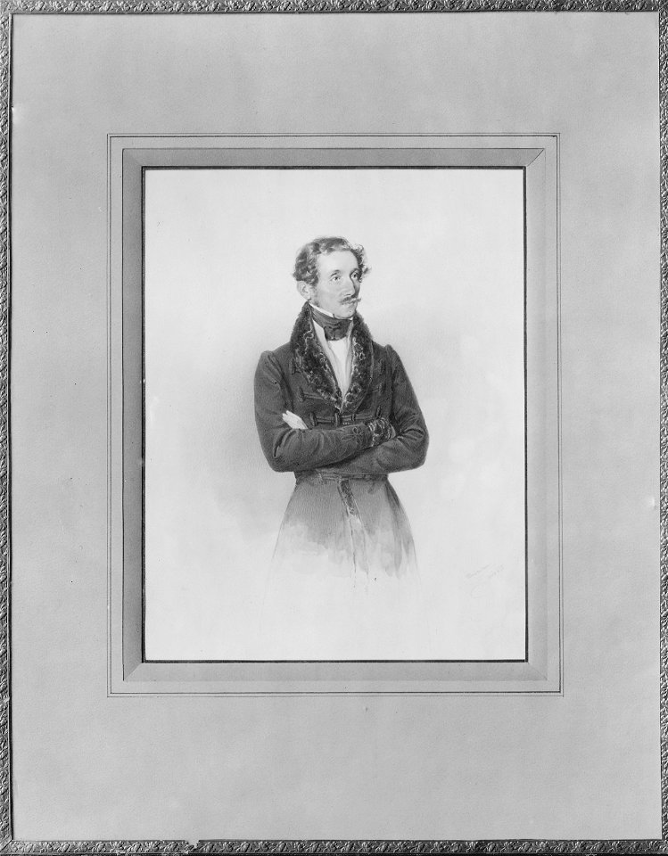 Karl Gustav Löwenhielm, 1740-1858 (J Kriehuber) - Nationalmuseum - 38938