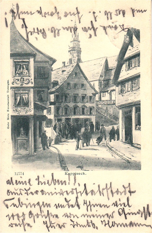 Kappiseck, Tübingen (PK 12774 Gebr. Metz 1900)