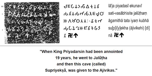 Karan Chaupar cave inscription of Ashoka