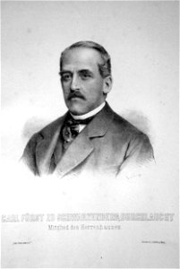 Karl II zu Schwarzenberg Litho