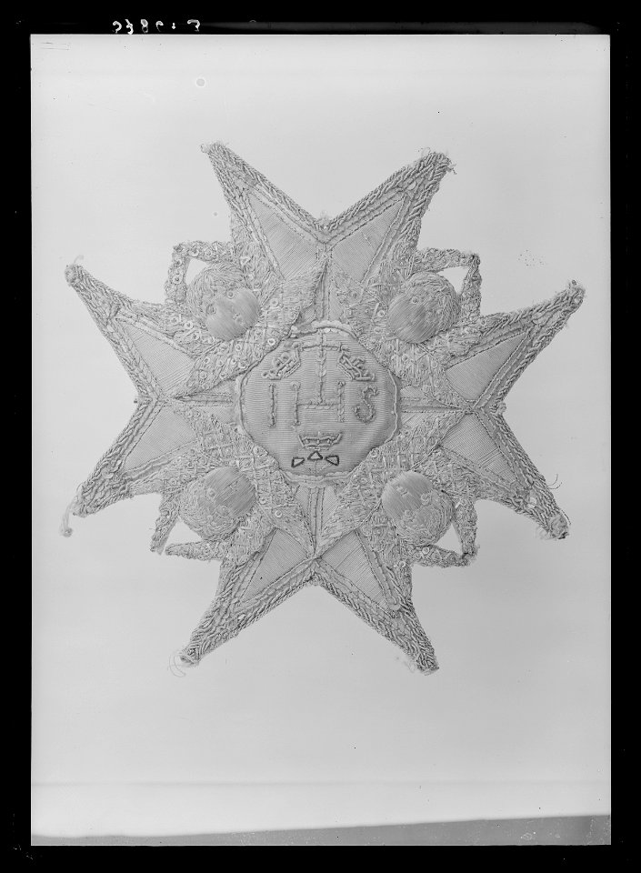 Kappkraschan för riddare av Serafimerorden, Sverige, ca 1800 - Livrustkammaren - 77492