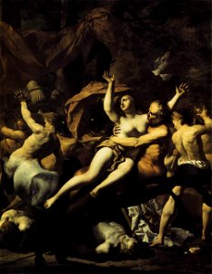 Karel Dujardin - The Battle of Centaurs and Lapiths at Hippodamia's Wedding - WGA06851