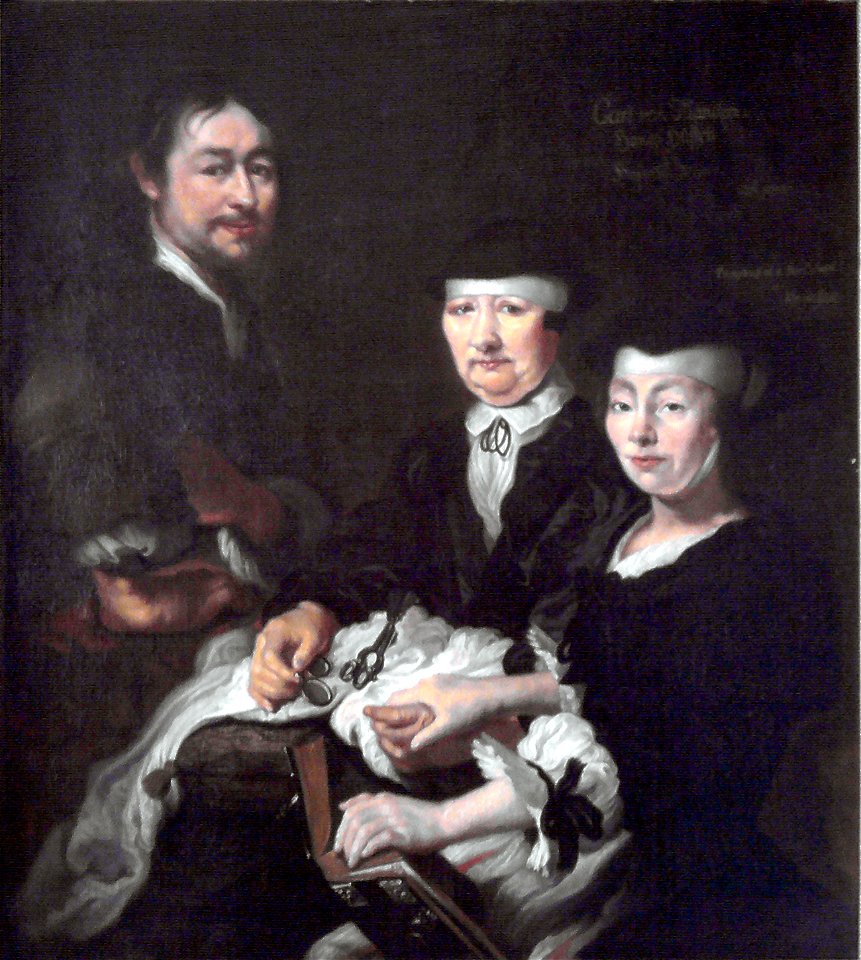 Karel van Mander and family