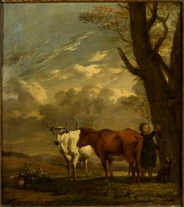Karel Dujardin - Cowherd - M.Ob.381 MNW - National Museum in Warsaw