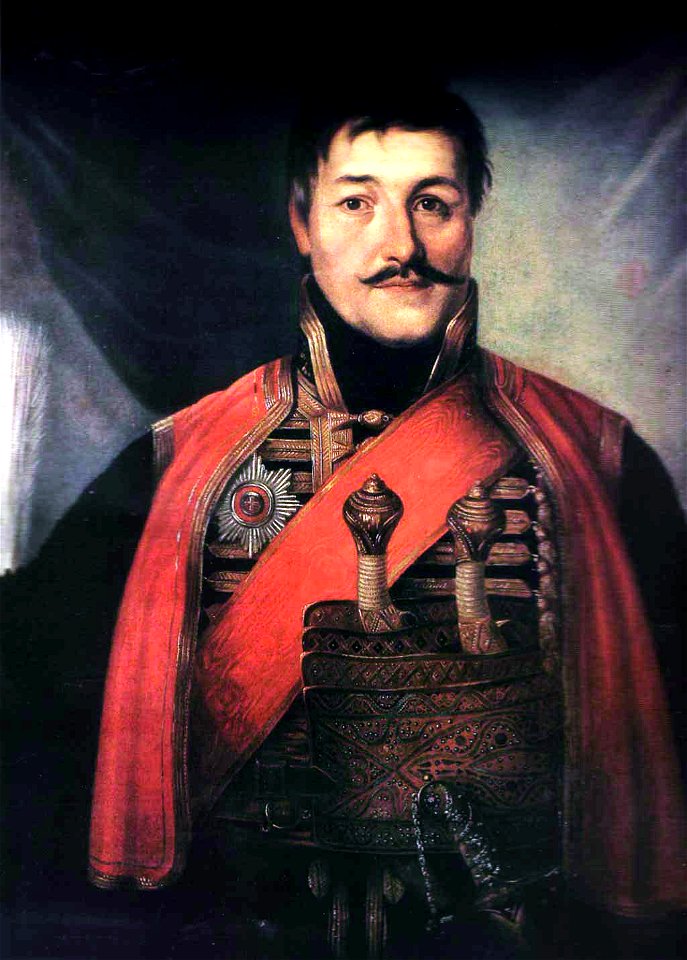 Karađorđe Petrović, by Vladimir Borovikovsky, 1816