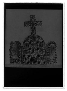 Karl den stores krona ur Schlosser, Schatzkammer Wien - Livrustkammaren - 52431-negative