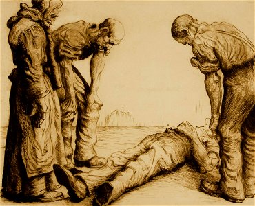 Karel Myslbek Angesichts der Verstorbenen