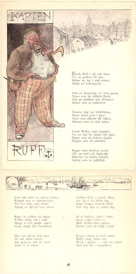 Kapten Ruff Sehlstedt Ill av Carl Larsson