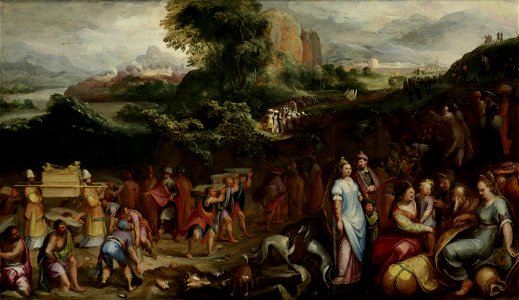 Karel van Mander - De doortocht door de Jordaan - 3200 (OK) - Museum Boijmans Van Beuningen