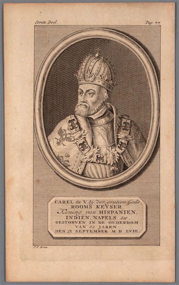 Karel de V (1500-1558), objectnr A 16834