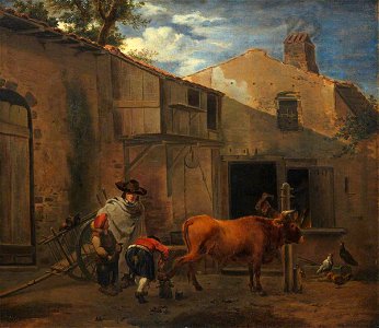 Karel Dujardin (1626-1678) (style of) - Farrier's Shop - EU0720 - The Torrie Collection