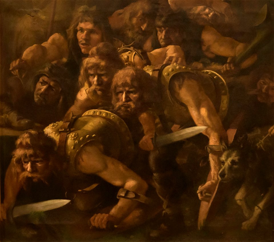 Karel De Kesel (1849-1922) - Gallische strijders (1893) - Museum voor Schone Kunsten (Doornik) 23-12-2010 15-44-51