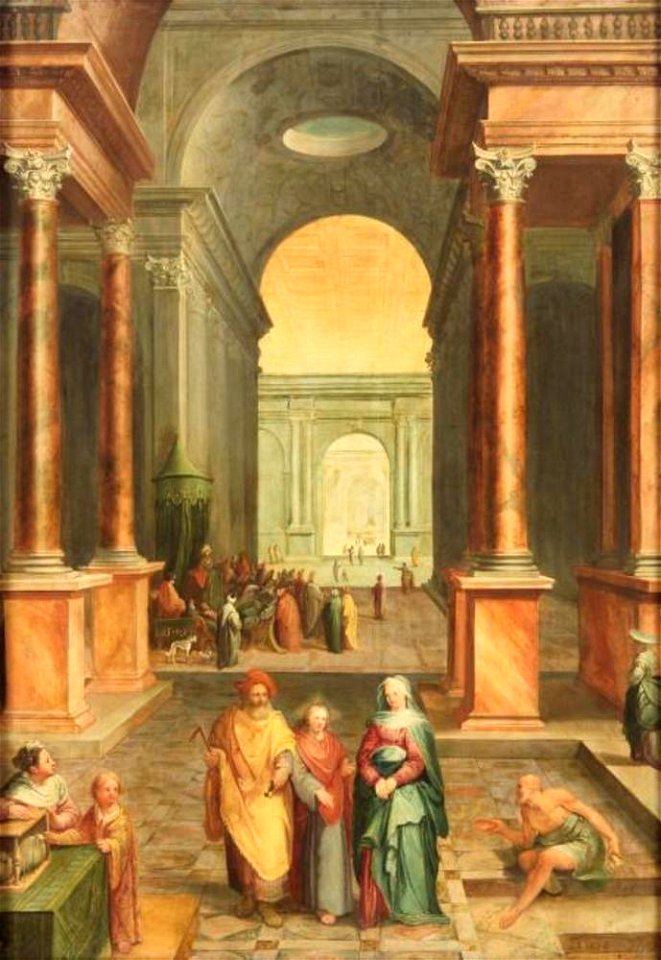 Karel van Mander (I) - Christus als twaalfjarige in de tempel - GG 4285 - Kunsthistorisches Museum