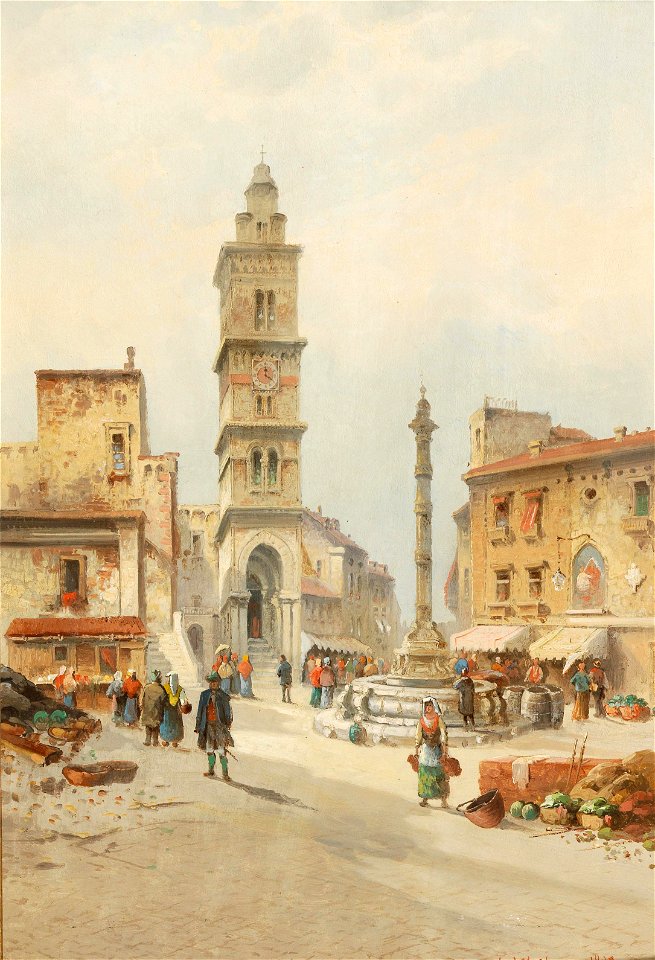 Karl Kaufmann - Platz in Capua in Italien