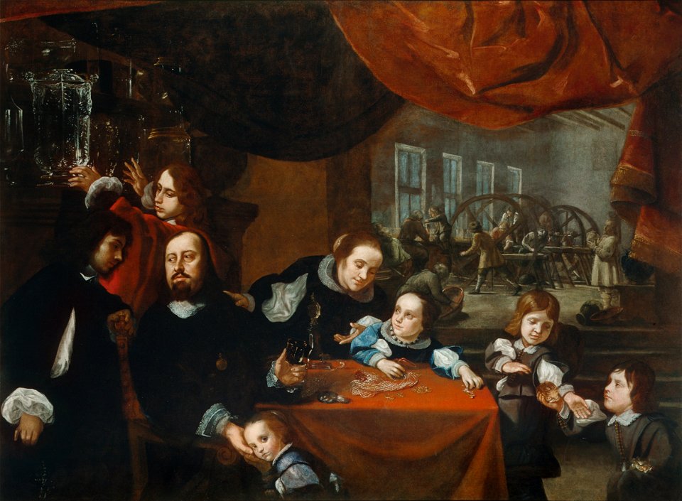 Karel Škréta - The Family of Precious Stone Cutter Dionysius Miseroni - Google Art Project