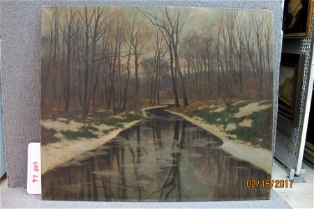 Karl Küstner - Brook, Winter - 97.005 - Rhode Island School of Design Museum