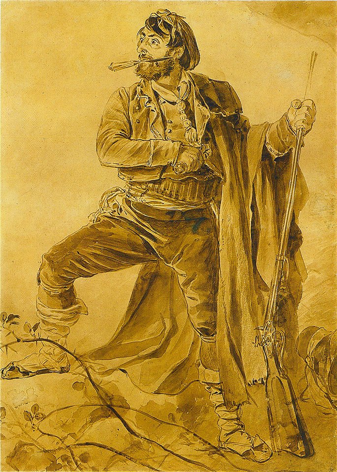 Karl Briullov - Greek insurgent