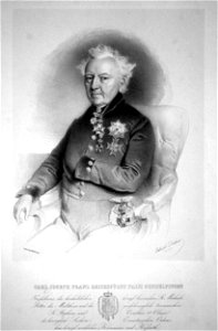 Karl Josef III. Franz von Palm Gundelfingen Litho