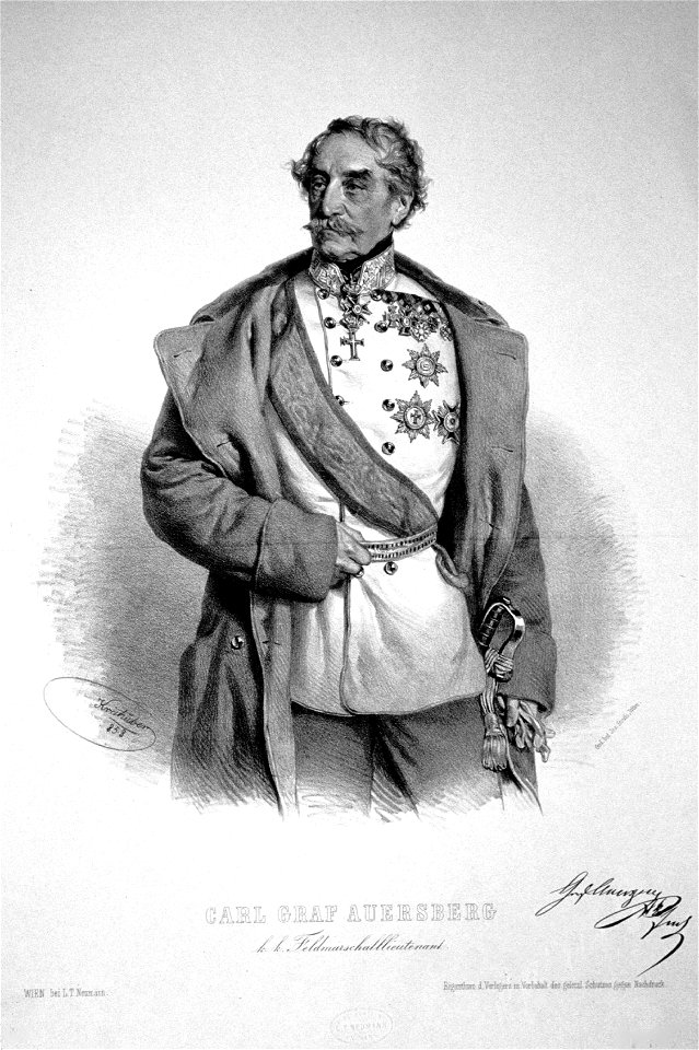 Karl Auersperg Litho
